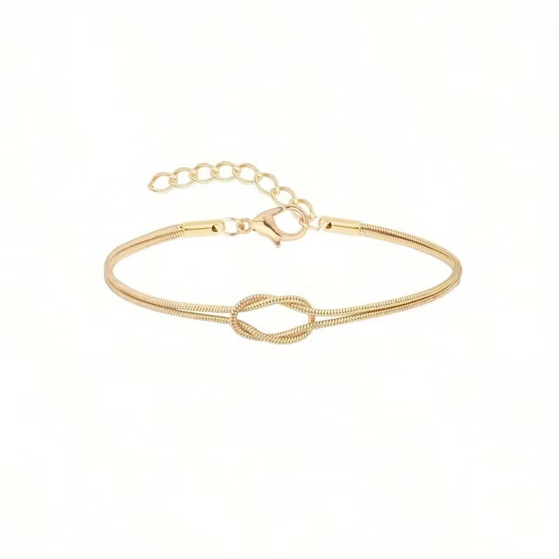 Pulsera Duo Infinito | Acero Quirúrgico + Baño en Oro ✨