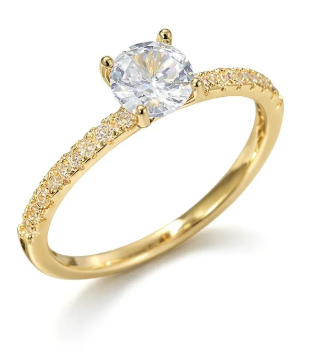 Anillos Diamante ✨ | Acero Quirúrgico + Baño de Oro