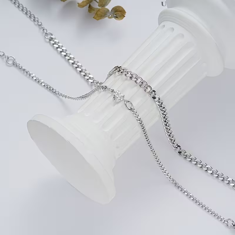 Pulsera Duo Diamante | Acero inoxidable + Baño en Oro ✨