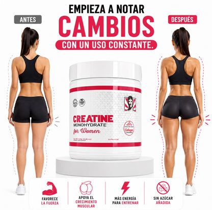 Creatina monohidratada for women